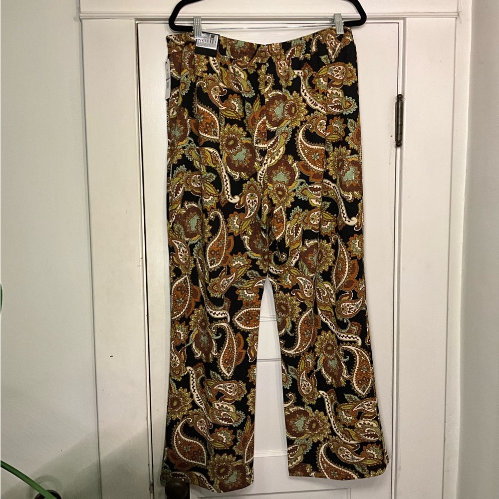 Soho Apparel Paisley Soft Pants NWT - Picture 2 of 8